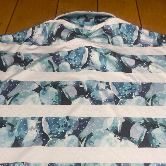Bad Birdie Polo Abstract Watercolor Size XL Performance Golf - Picture 13 of 14